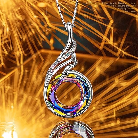 Phoenix Pendant Necklace – Symbol of Renewal and Strength - Image 2
